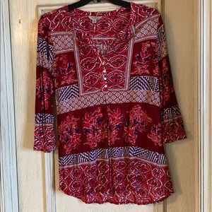 Lucky Brand 1X Blouse